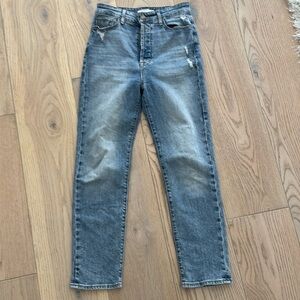 Fidelity Twiggy Penny Lane Jeans Size 26 Blue